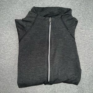 lululemon Metal Vent Tech 1/2 Zip 2.0 - GREY/BLACK